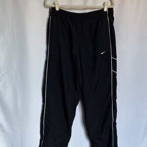 Nike Black Joggers with White Trim
